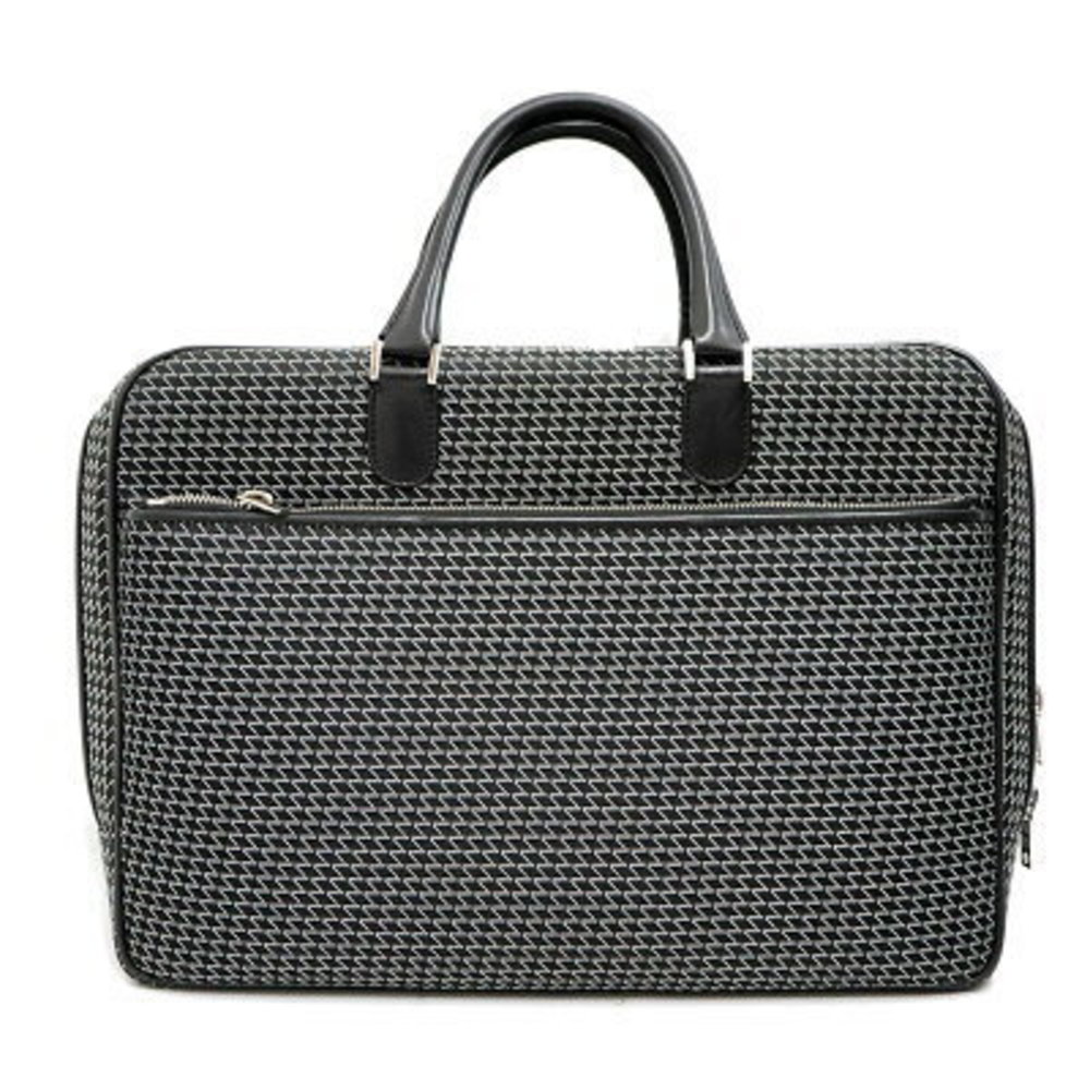 Valextra K VAL Briefcase Black White